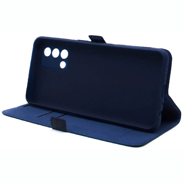 Чехол BoraSCO Book Case для OPPO A74, синий (40161)