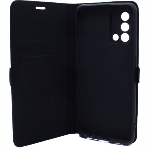 Чехол BoraSCO Book Case для OPPO A74, черный (40162)