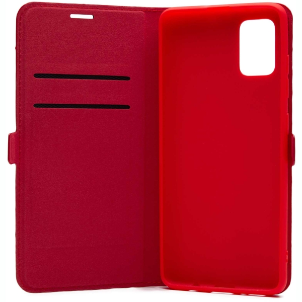 Чехол BoraSCO Book Case для Realme C25/C25s, красный (40421)