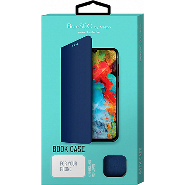 Чехол BoraSCO Book Case для Samsung Galaxy M31, синий (39384)