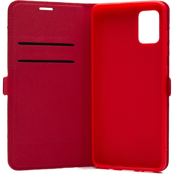 Чехол BoraSCO Book Case для Redmi Note 10/10s, красный (40076)