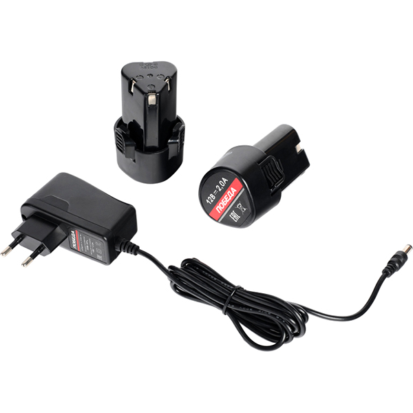 Шуруповерт аккумуляторный ПОБЕДА ДА-12П/2 Ли, Li-Ion, 12V, 2,0Ah, 25Нм(180201637)