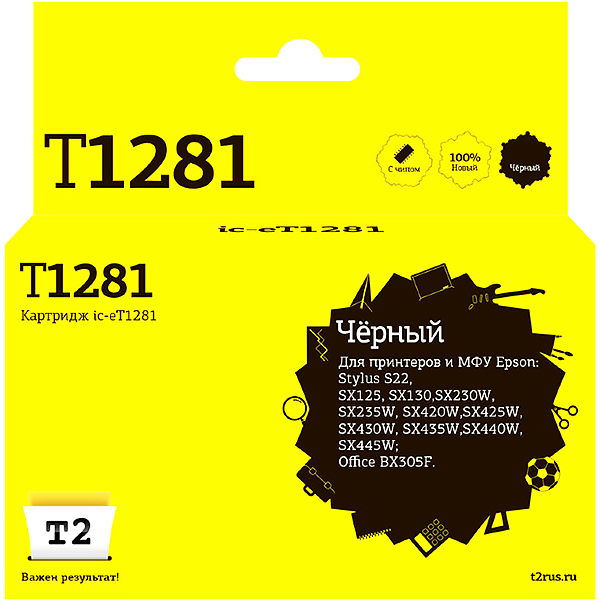 Картридж для струйного принтера T2 IC-ET1281/T1281 фото