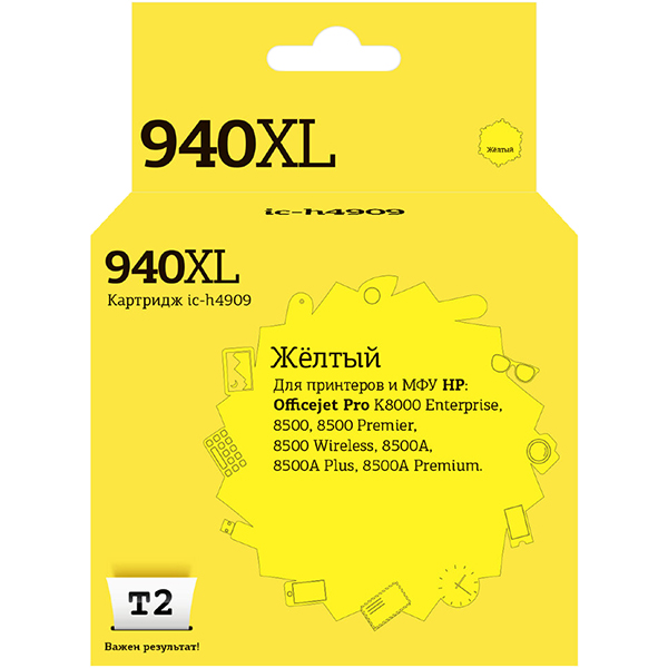 Картридж для струйного принтера T2 IC-H4909/HP 940XL фото