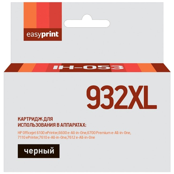 Картридж для струйного принтера EasyPrint IH-053/HP 932XL фото