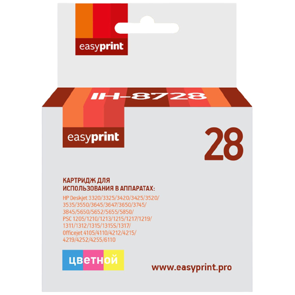 Картридж для струйного принтера EasyPrint IH-8728/HP 28 фото