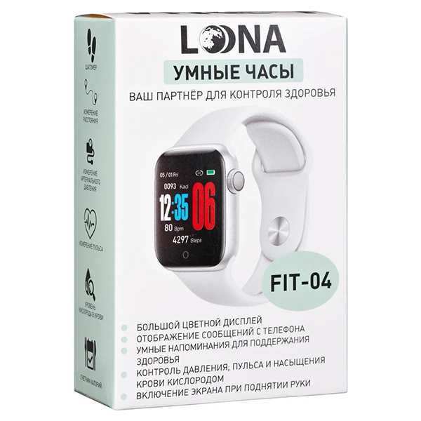 Смарт-часы Loona FIT-04 Silver