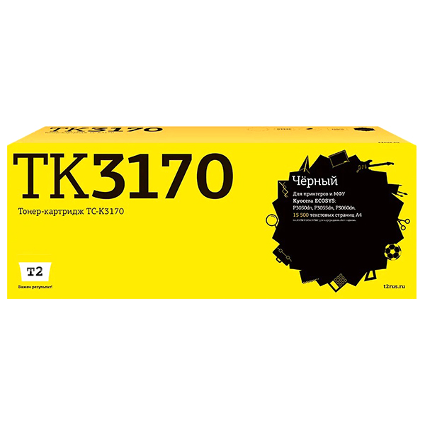 Картридж для лазерного принтера T2 TC-K3170/TK-3170