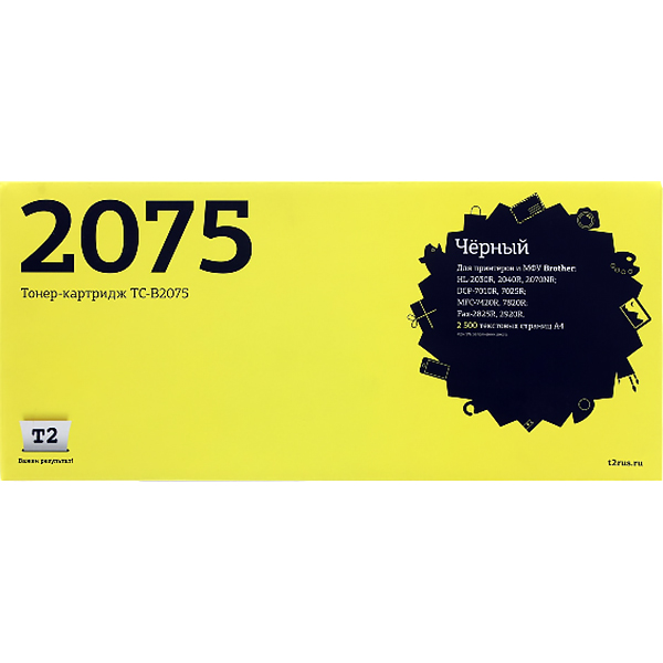 Картридж для лазерного принтера T2 TC-B2075/TN-2075