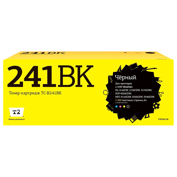 Картридж для лазерного принтера T2 TC-B241BK/TN-241BK фото