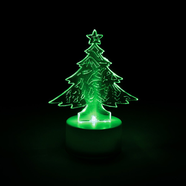 Свеча Vegas Елочка чайная светодиодная, 6*8 см