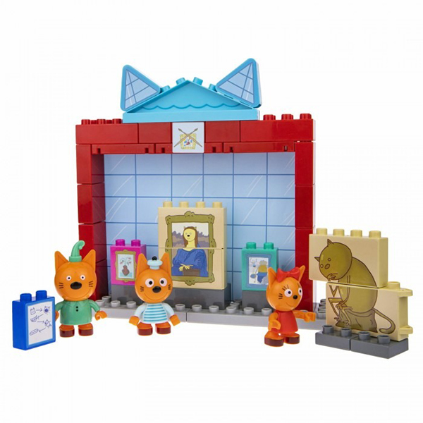 Конструктор детский Три Кота Котята в картинной галерее (Т20773)