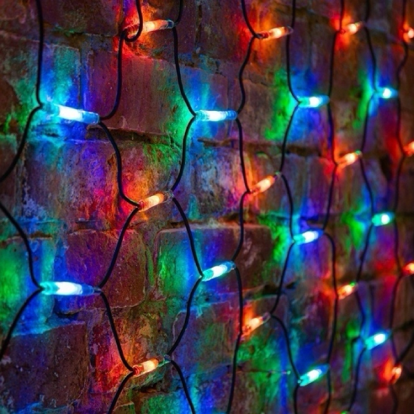 Гирлянда светодиодная NEON-NIGHT Гирлянда Сеть 2x3 м, черный каучук