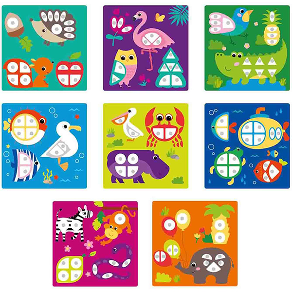 Мозаика On Time Веселая геометрия, 85 элементов (45057)