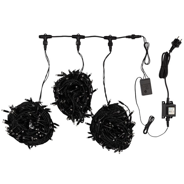 Гирлянда светодиодная NEON-NIGHT LED ClipLight 24V, 3 нити по 20м, RGB