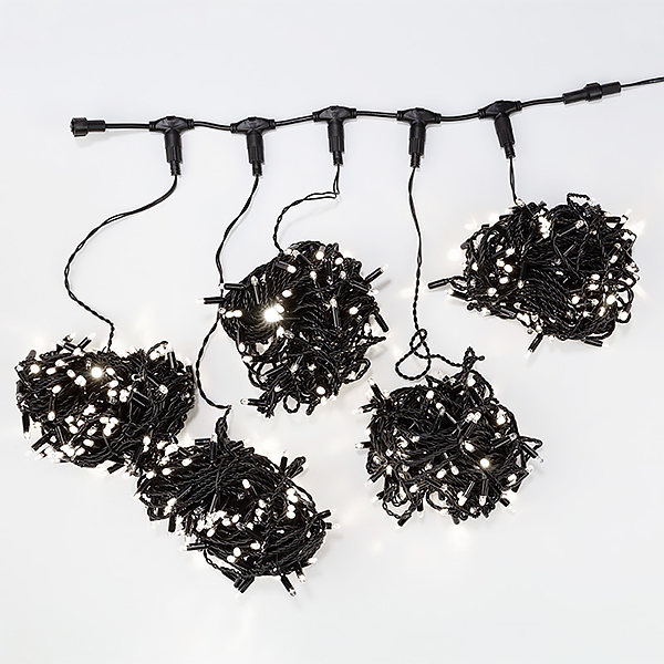 Гирлянда светодиодная NEON-NIGHT LED ClipLight 24V, 5 нитей по 20м, Белый (323-505)