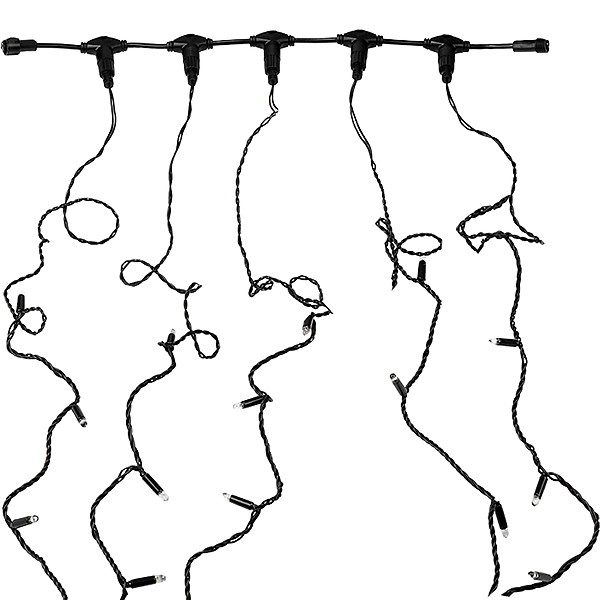 Гирлянда светодиодная NEON-NIGHT LED ClipLight 24V, 5 нитей по 20м, Белый (323-505)