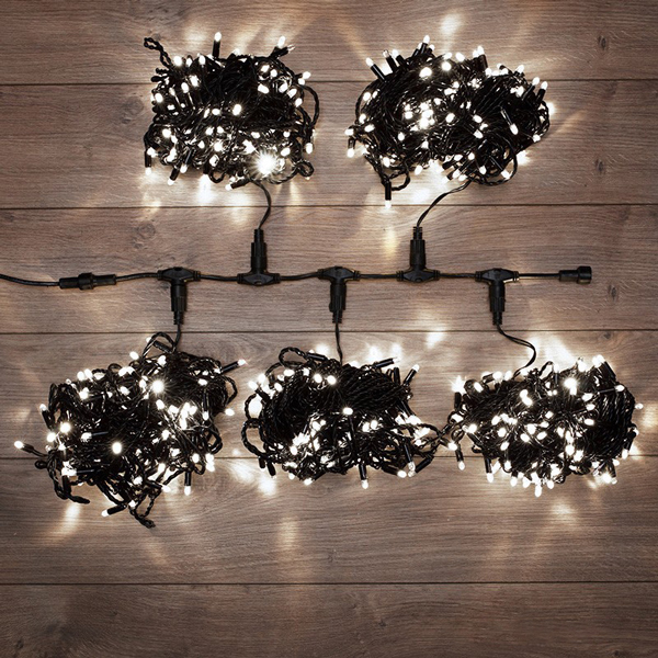 Гирлянда светодиодная NEON-NIGHT LED ClipLight 24V, 5 нитей по 20м, Белый (323-605)