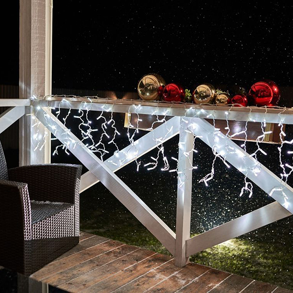 Гирлянда светодиодная NEON-NIGHT Светодиодный Дождь 2x0,8м, Белый