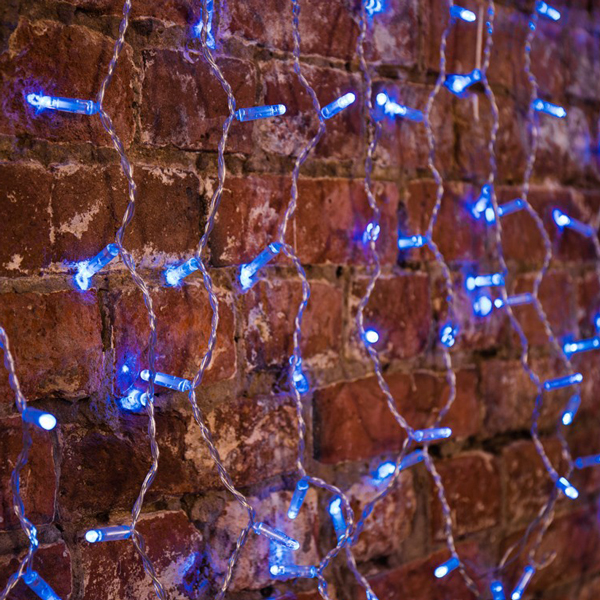 Гирлянда светодиодная NEON-NIGHT Светодиодный Дождь 2x0,8м, Синий