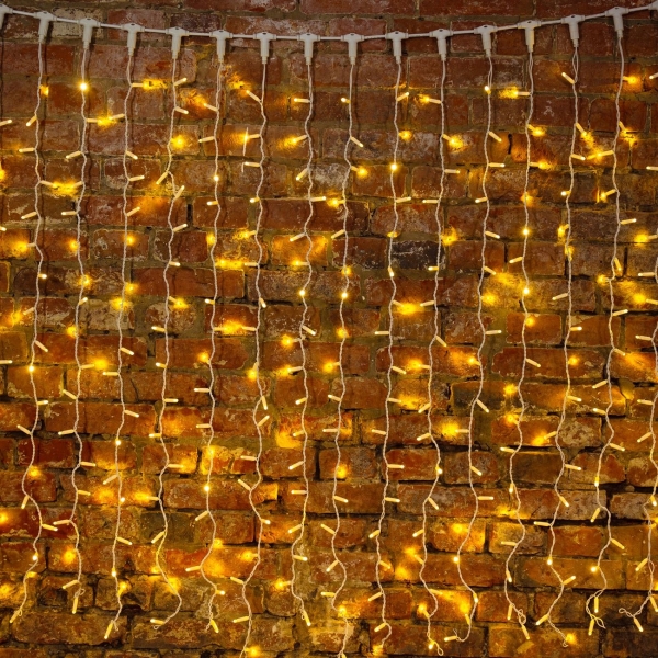 Гирлянда светодиодная NEON-NIGHT Светодиодный Дождь 2х1,5м, Белый (235-116)