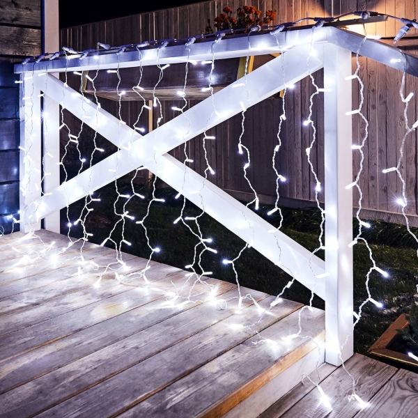 Гирлянда светодиодная NEON-NIGHT Светодиодный Дождь 2х1,5м, Белый (235-305-6)