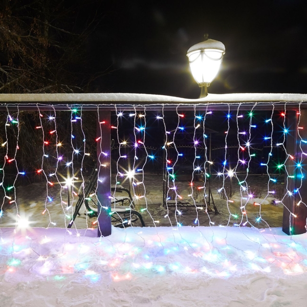 Гирлянда светодиодная NEON-NIGHT Светодиодный Дождь 2х1,5м, RGB