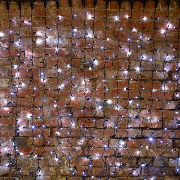 Гирлянда светодиодная NEON-NIGHT Светодиодный Дождь 2х1,5м, FLASH, Белый (235-231)