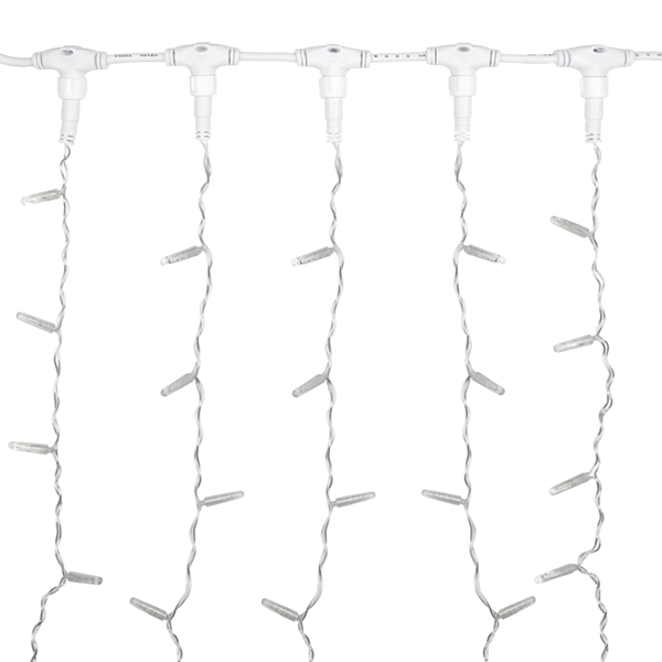 Гирлянда светодиодная NEON-NIGHT Светодиодный Дождь 2х3м, Теплый Белый