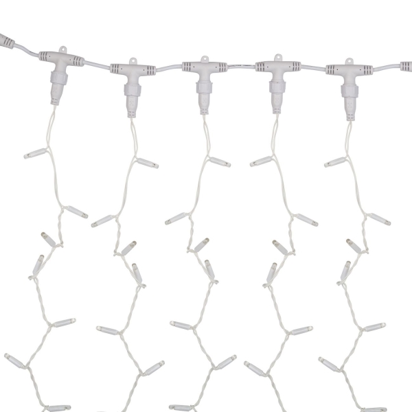 Гирлянда светодиодная NEON-NIGHT Светодиодный Дождь 2х3м, FLASH, Белый (235-211)