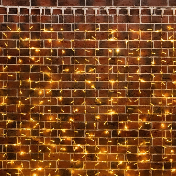 Гирлянда светодиодная NEON-NIGHT Светодиодный Дождь 2х6м, Теплый Белый