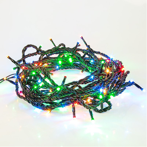 Гирлянда светодиодная NEON-NIGHT Твинкл Лайт 20м, черный ПВХ, 200 LED