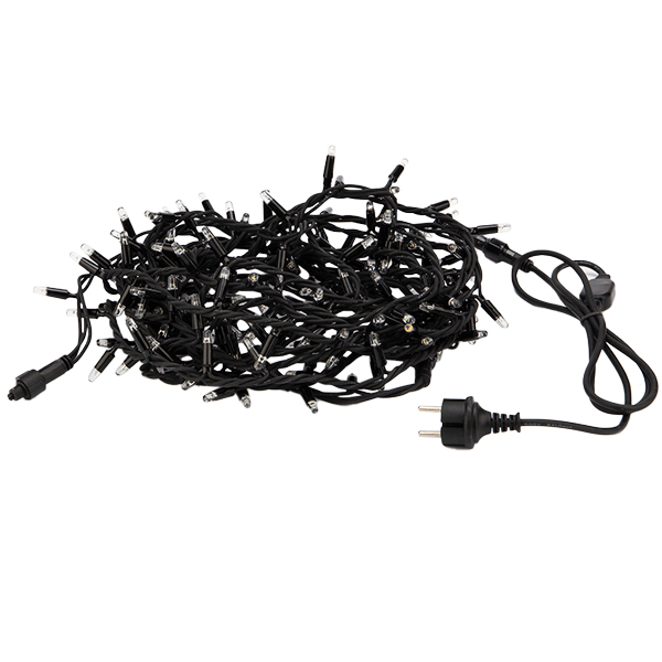 Гирлянда светодиодная NEON-NIGHT Кластер 10м, 200 LED, IP67, теплый белый