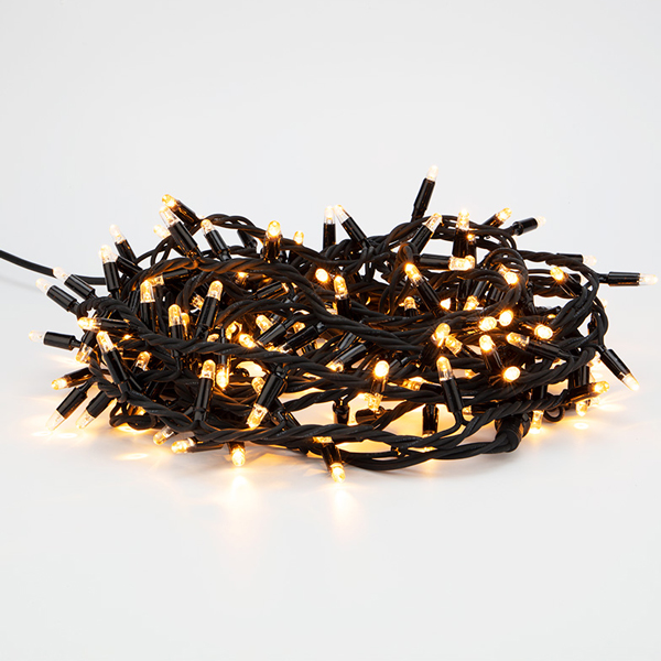 Гирлянда светодиодная NEON-NIGHT Кластер 10м, 200 LED, IP67, теплый белый