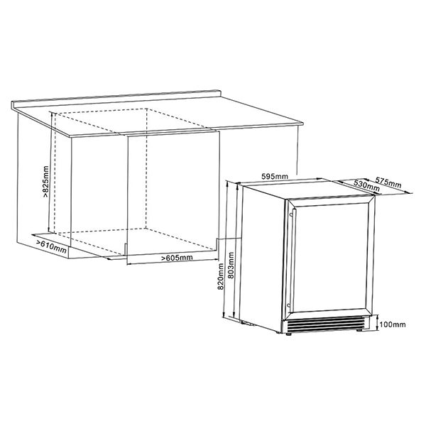 Встраиваемый винный шкаф Cellar Private CP043-2TW