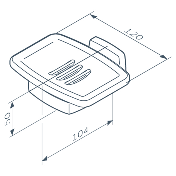 Мыльница Am.Pm Gem A9034222 черный