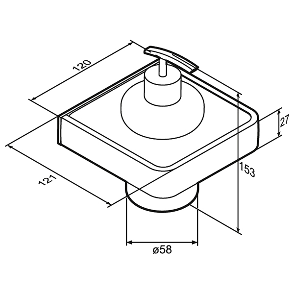 Диспенсер Damixa Jupiter DA7736900 черный