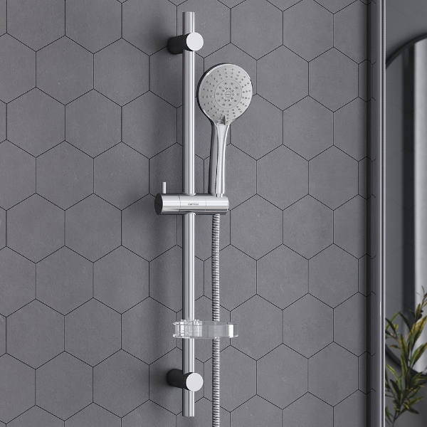 Комплект для душа Redblu Palace One 914100000 хром, серый