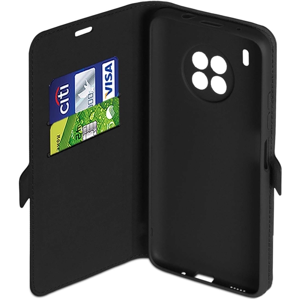 Чехол DF С флипом для Huawei Nova 8i/ Honor 50 Lite (black)