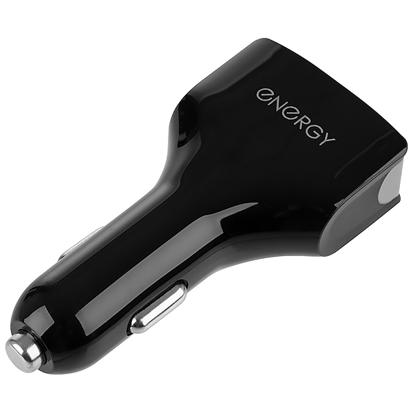 Автомобильное зарядное устройство Energy ET-17A, 4 USB, Q3.0 Black (100284)