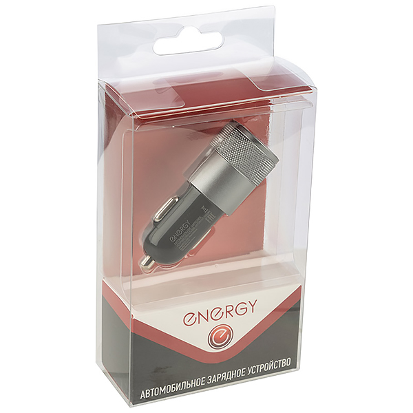 Автомобильное зарядное устройство Energy ET-20A, 2,1A (100289)
