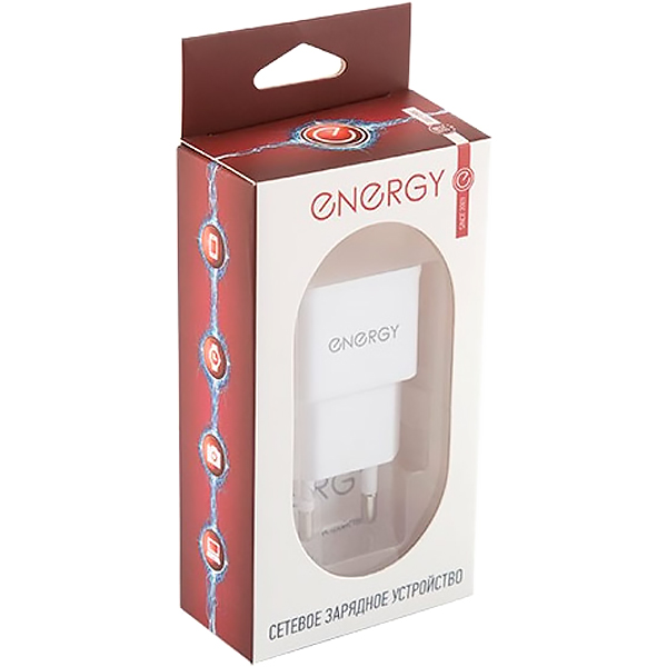 Зарядное устройство для аккумулятора Energy ET-09, 1,0А White (6294)