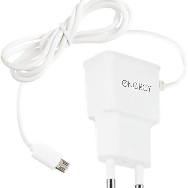Зарядное устройство для аккумулятора Energy ET-14, Type-C, 1А White (100298)