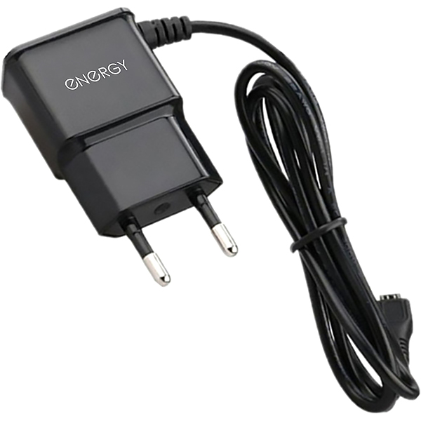 Зарядное устройство для аккумулятора Energy ET-14, Type-C, 1А Black (100297)