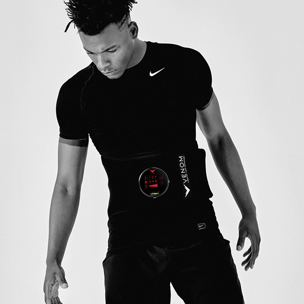 Массажный пояс Hyperice Venom Light Black HyperIce (20000 024-00)