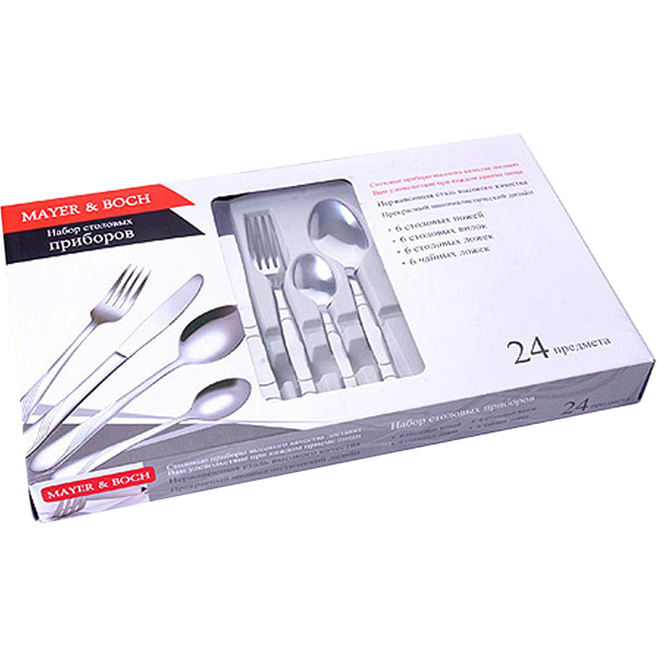 Набор столовых приборов Mayer&Boch 24пр МВ х12 (30342)