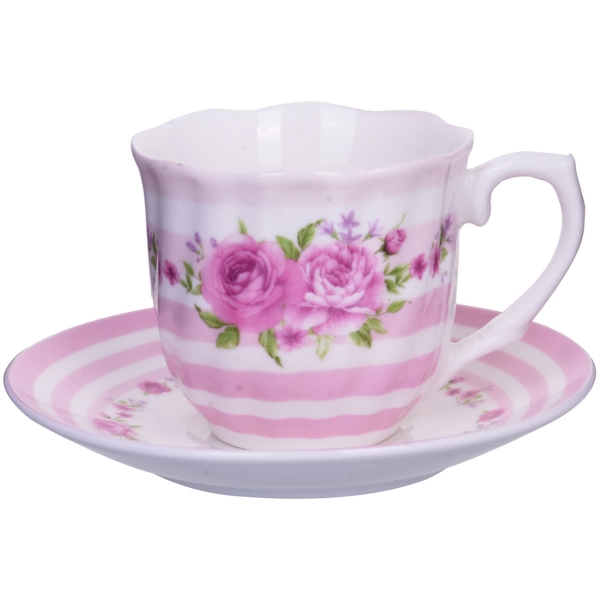 Кружка для чая Loraine Кофейный 12пр чашка+блюдце LR х12 (25956)