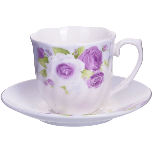 Кружка для чая Loraine Кофейный 12пр чашка+блюдце LR х12 (25957)