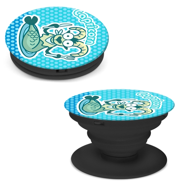 Кольцо-держатель для телефона (попсокет) Krutoff Мультяшный Козерог (91135)