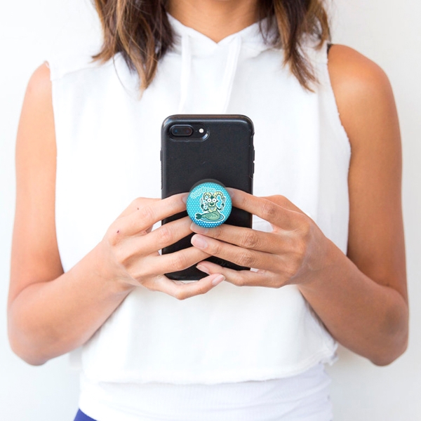 Кольцо-держатель для телефона (попсокет) Krutoff Мультяшный Козерог (91135)